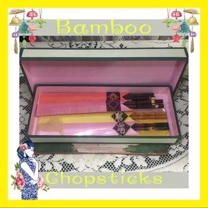 Bamboo chopstick set